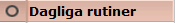 Dagliga rutiner