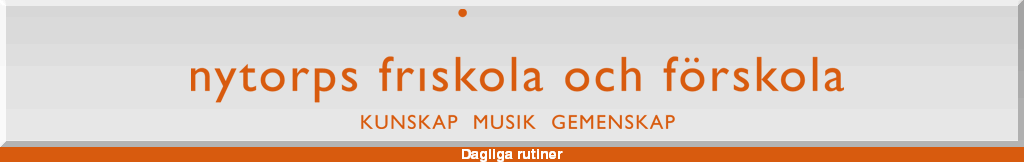 Dagliga rutiner
